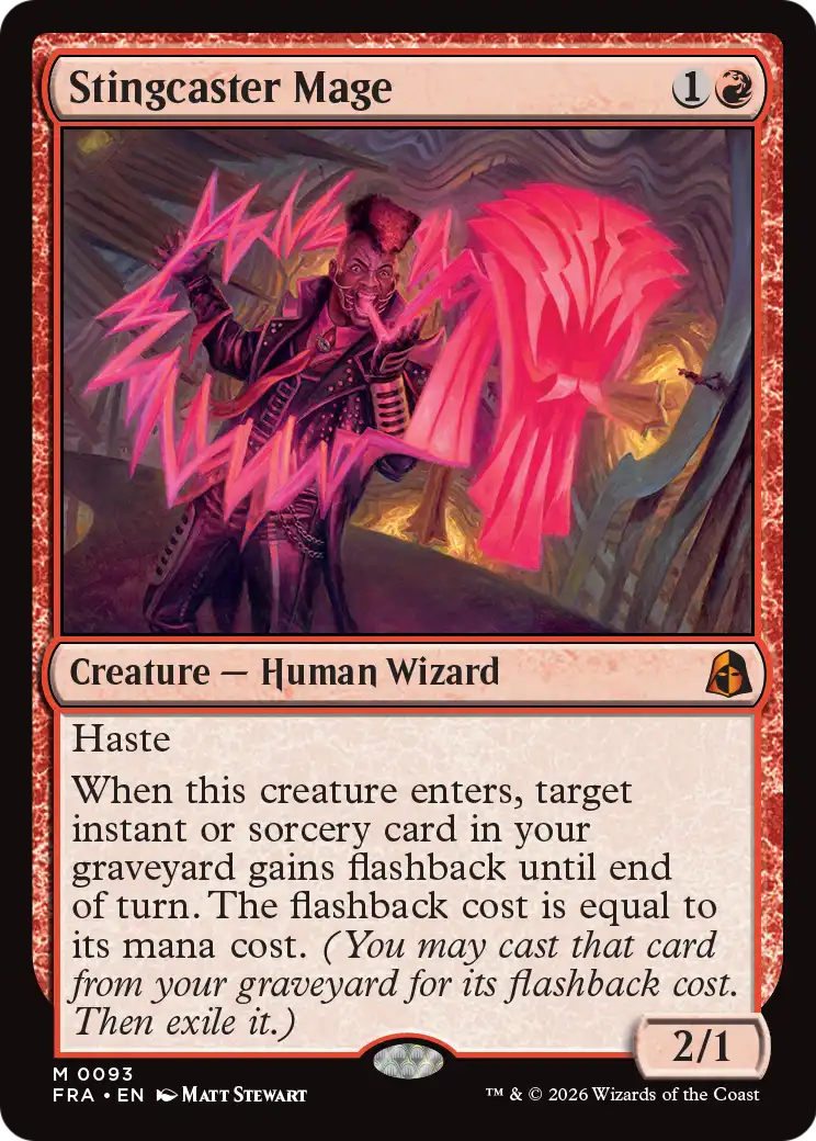 Stingcaster Mage 93 (Reality Fracture)  - Foil | Good Games Cannington