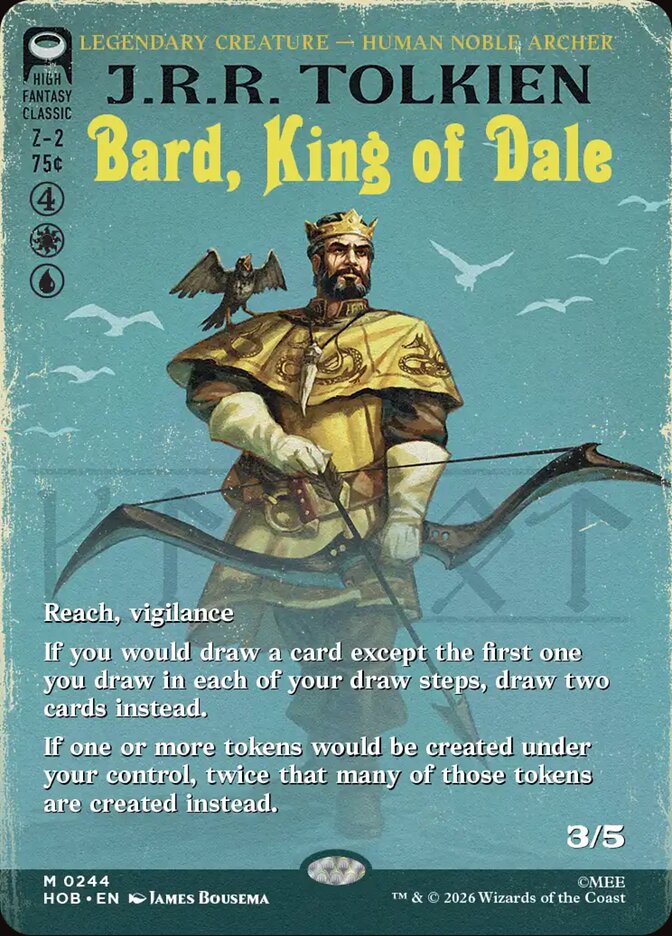 Bard, King of Dale 244 (The Hobbit)  - Borderless | Good Games Cannington
