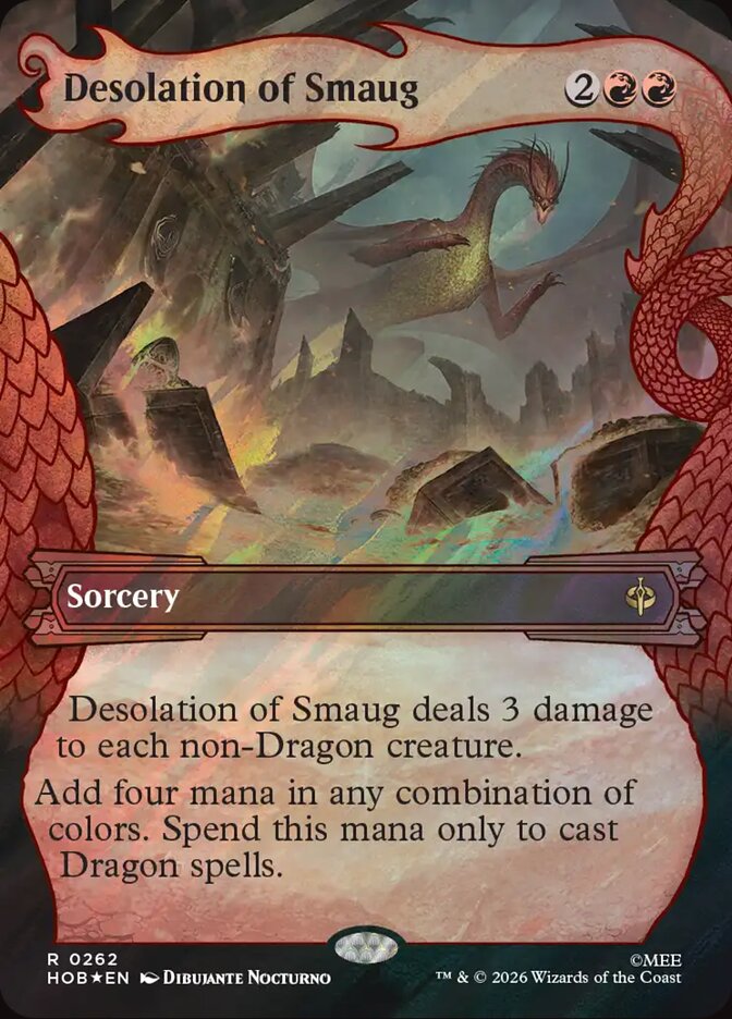 Desolation of Smaug 262 (The Hobbit)  - Showcase Surge Foil | Good Games Cannington