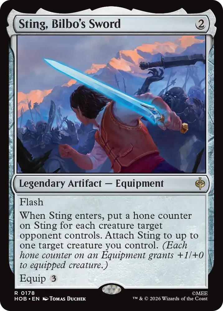 Sting, Bilbo's Sword 178 (The Hobbit)  | Good Games Cannington