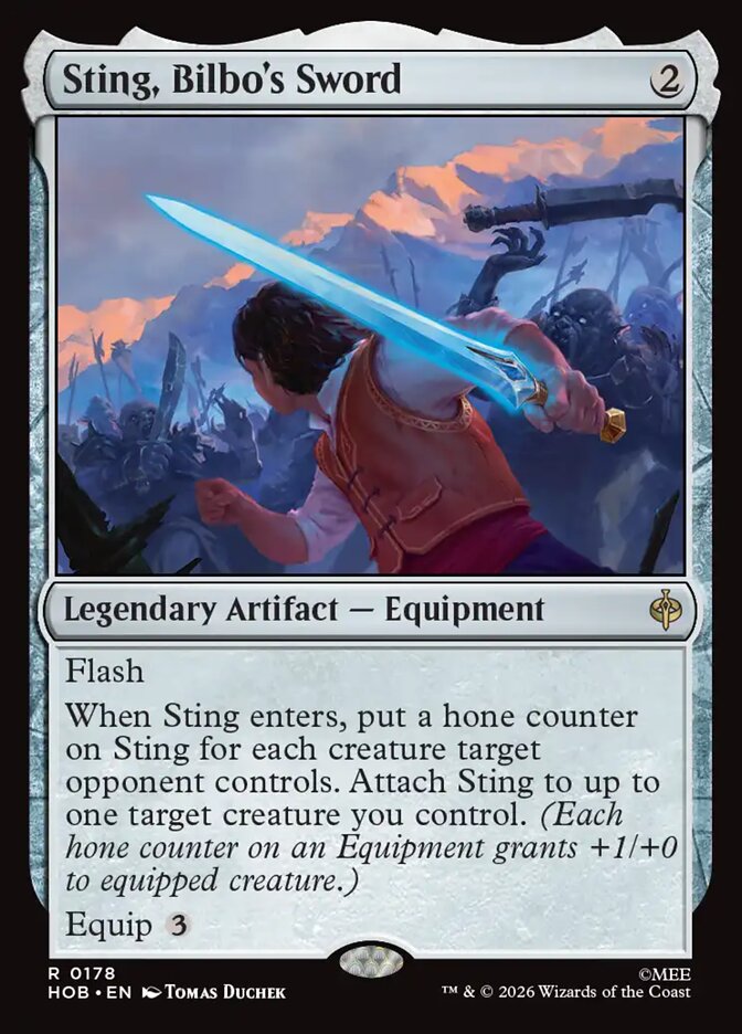 Sting, Bilbo's Sword 178 (The Hobbit)  - Foil | Good Games Cannington