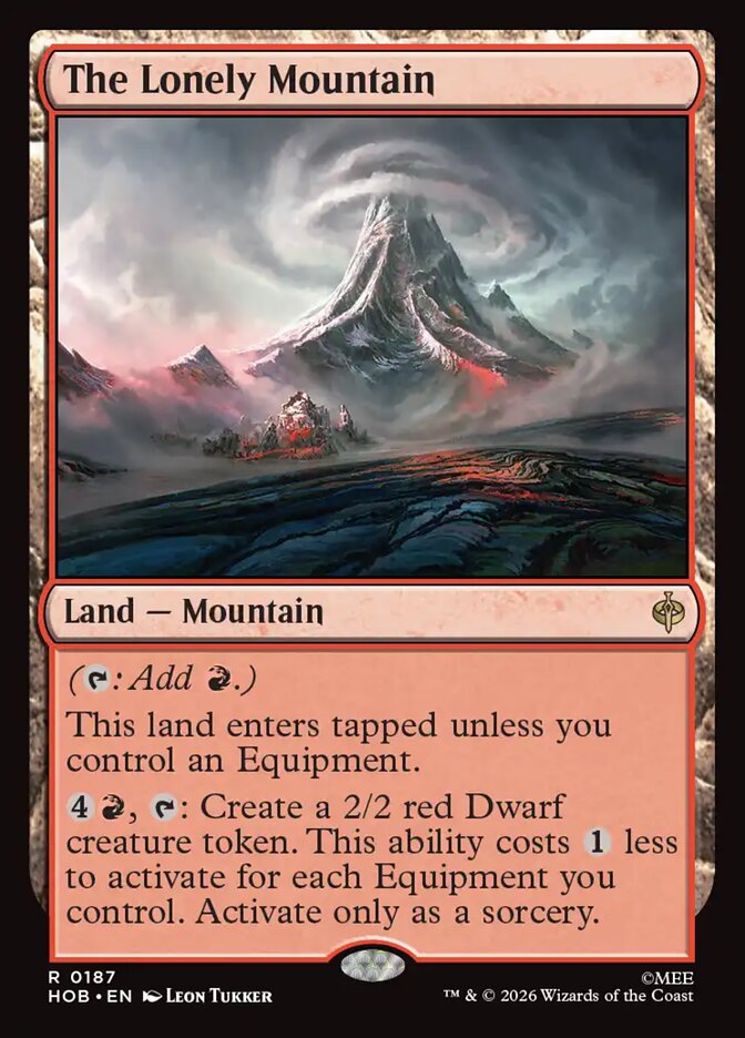The Lonely Mountain 187 (The Hobbit)  - Foil | Good Games Cannington