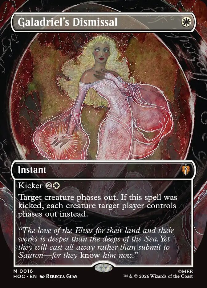 Galadriel's Dismissal 16 (The Hobbit: Eternal-Legal)  - Borderless Foil | Good Games Cannington