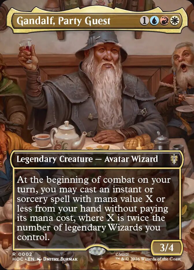 Gandalf, Party Guest 2 (The Hobbit: Eternal-Legal)  - Borderless | Good Games Cannington
