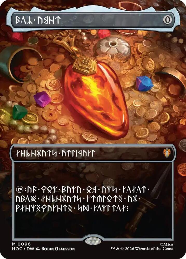 Mox Amber 96 (The Hobbit: Eternal-Legal)  - Borderless Foil | Good Games Cannington