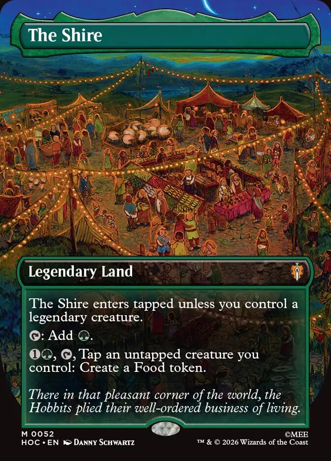 The Shire 52 (The Hobbit: Eternal-Legal)  - Borderless Foil | Good Games Cannington