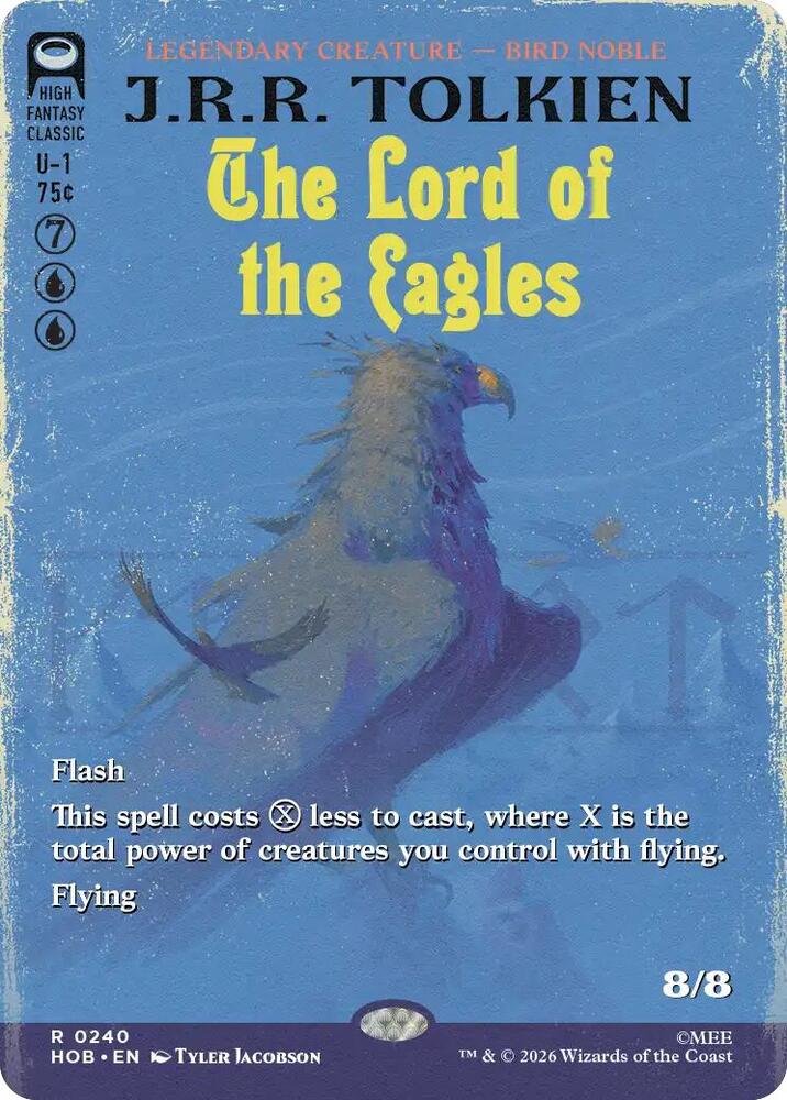 The Lord of the Eagles 240 (The Hobbit)  - Borderless | Good Games Cannington