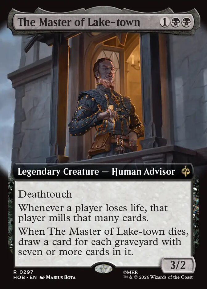The Master of Lake-town 297 (The Hobbit)  - Extended Art Foil | Good Games Cannington