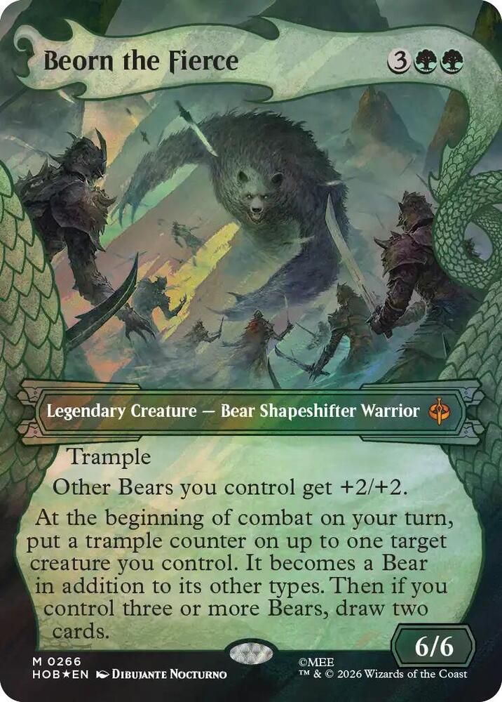 Beorn the Fierce 266 (The Hobbit)  - Showcase Surge Foil | Good Games Cannington