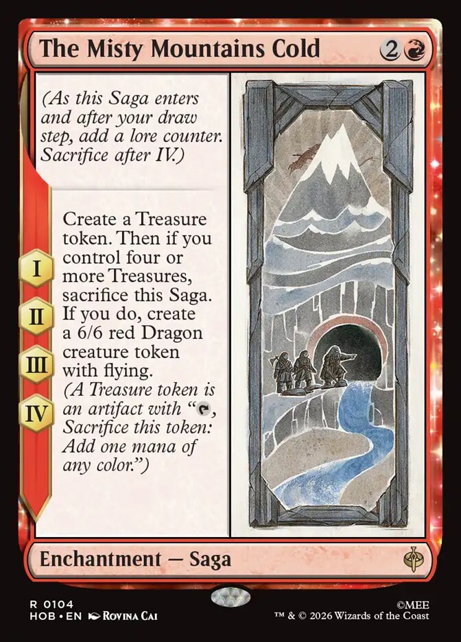 The Misty Mountains Cold 104 (The Hobbit)  - Foil | Good Games Cannington