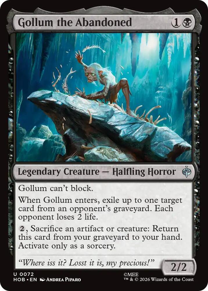 Gollum the Abandoned 72 (The Hobbit)  - Foil | Good Games Cannington