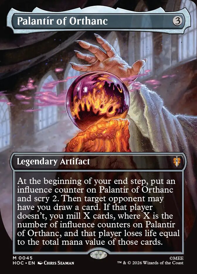 Palantír of Orthanc 45 (The Hobbit: Eternal-Legal)  - Borderless Foil | Good Games Cannington