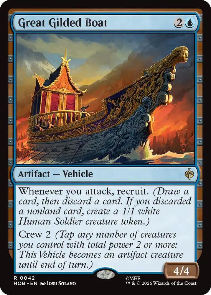 Great Gilded Boat 42 (The Hobbit)  - Foil | Good Games Cannington