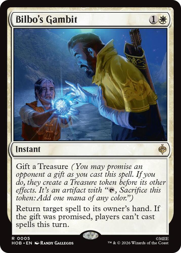 Bilbo's Gambit 5 (The Hobbit)  - Foil | Good Games Cannington