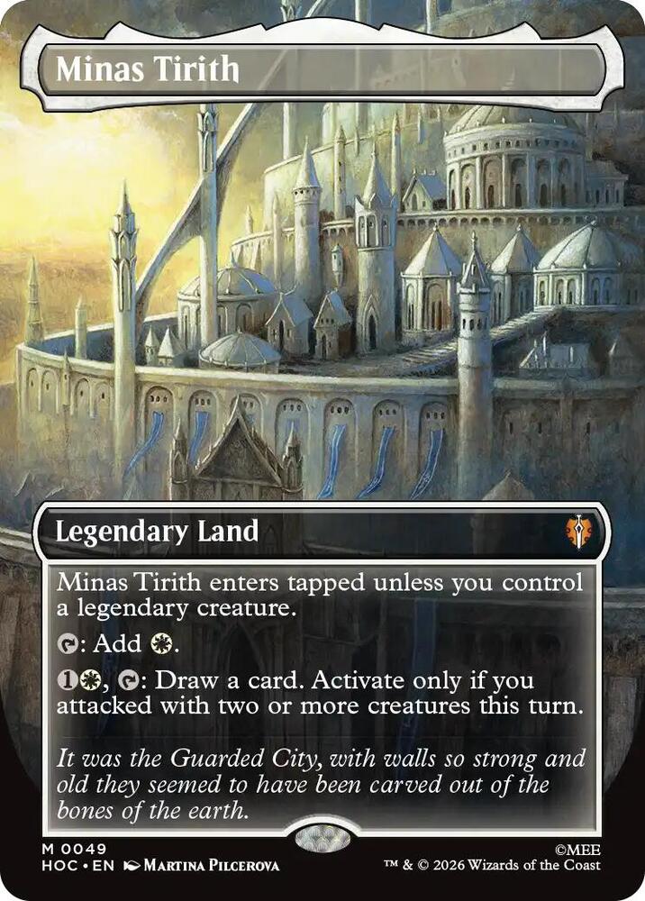 Minas Tirith 49 (The Hobbit: Eternal-Legal)  - Borderless Foil | Good Games Cannington
