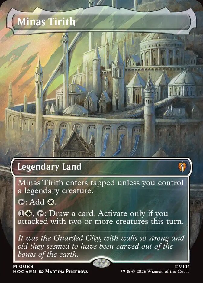 Minas Tirith 89 (The Hobbit: Eternal-Legal)  - Borderless Surge Foil | Good Games Cannington