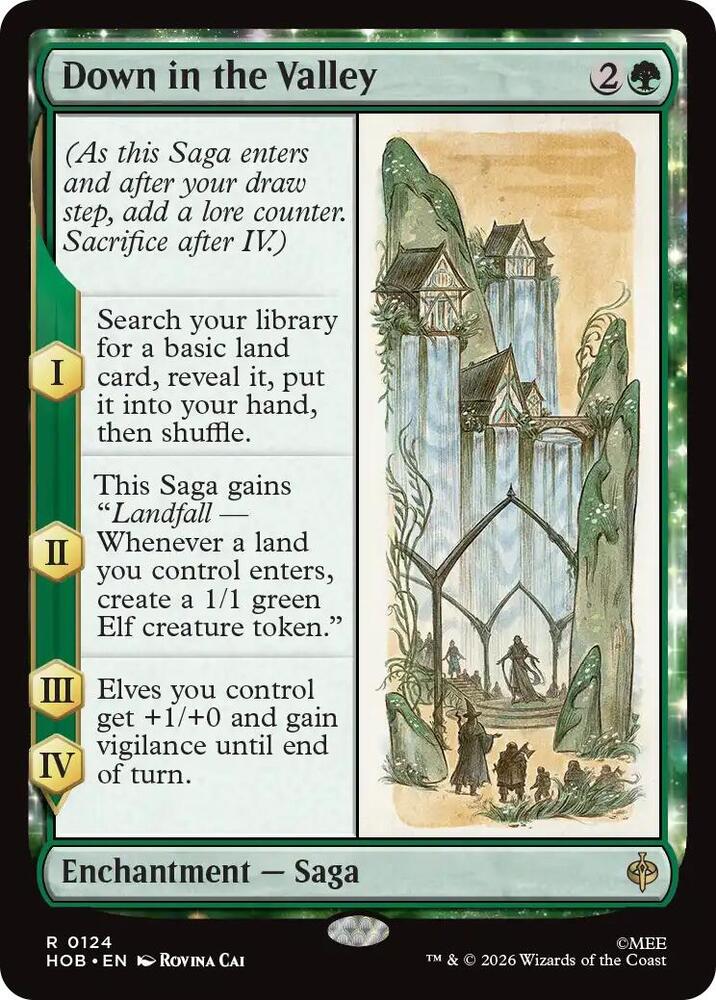 Down in the Valley 124 (The Hobbit)  - Foil | Good Games Cannington