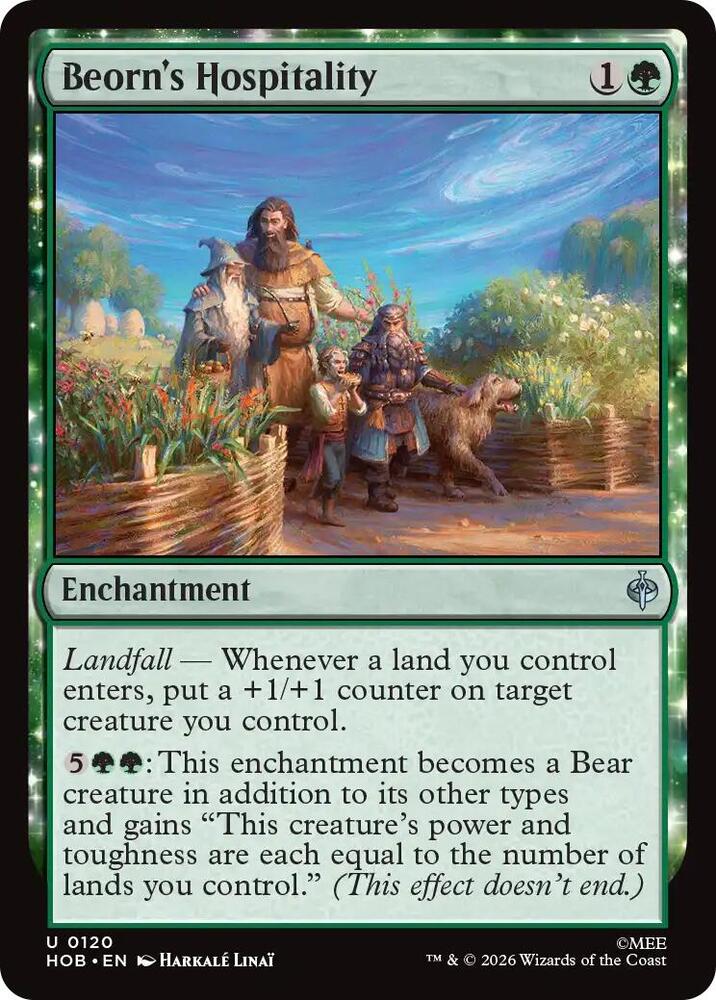Beorn's Hospitality 120 (The Hobbit)  - Foil | Good Games Cannington