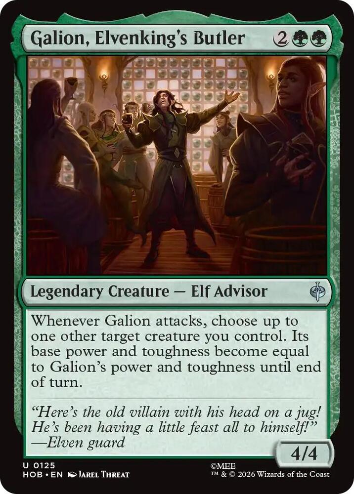 Galion, Elvenking's Butler 125 (The Hobbit)  - Foil | Good Games Cannington