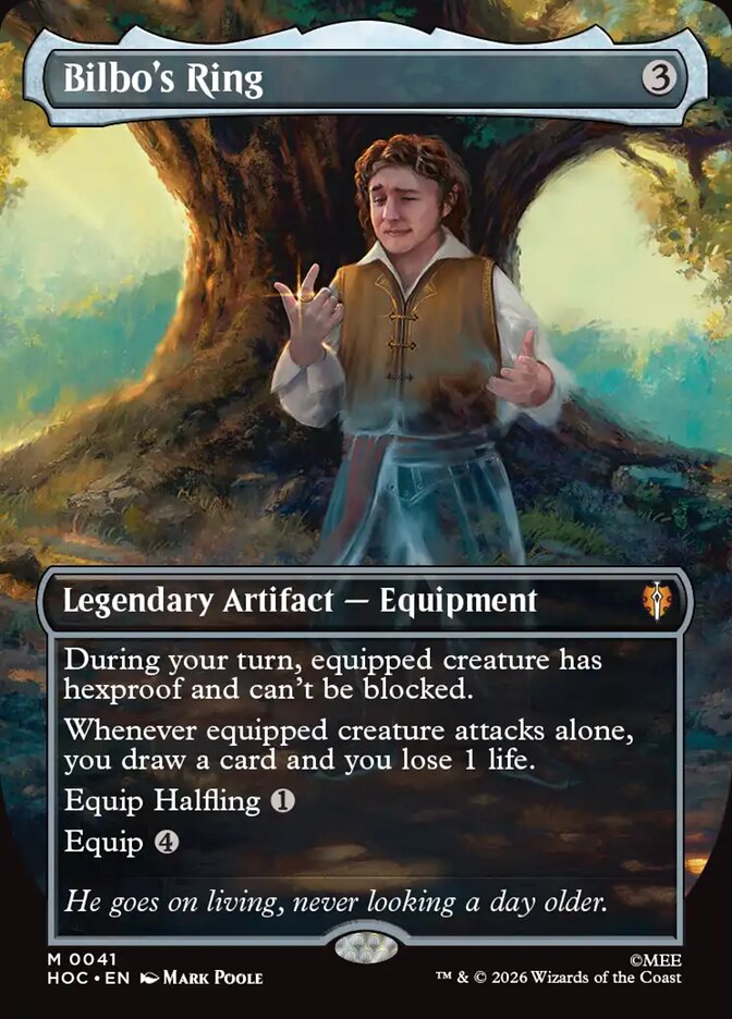 Bilbo's Ring 41 (The Hobbit: Eternal-Legal)  - Borderless Foil | Good Games Cannington