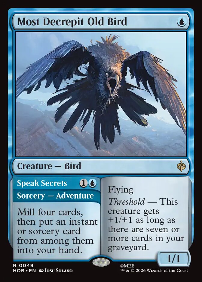 Most Decrepit Old Bird // Speak Secrets 49 (The Hobbit)  - Foil | Good Games Cannington