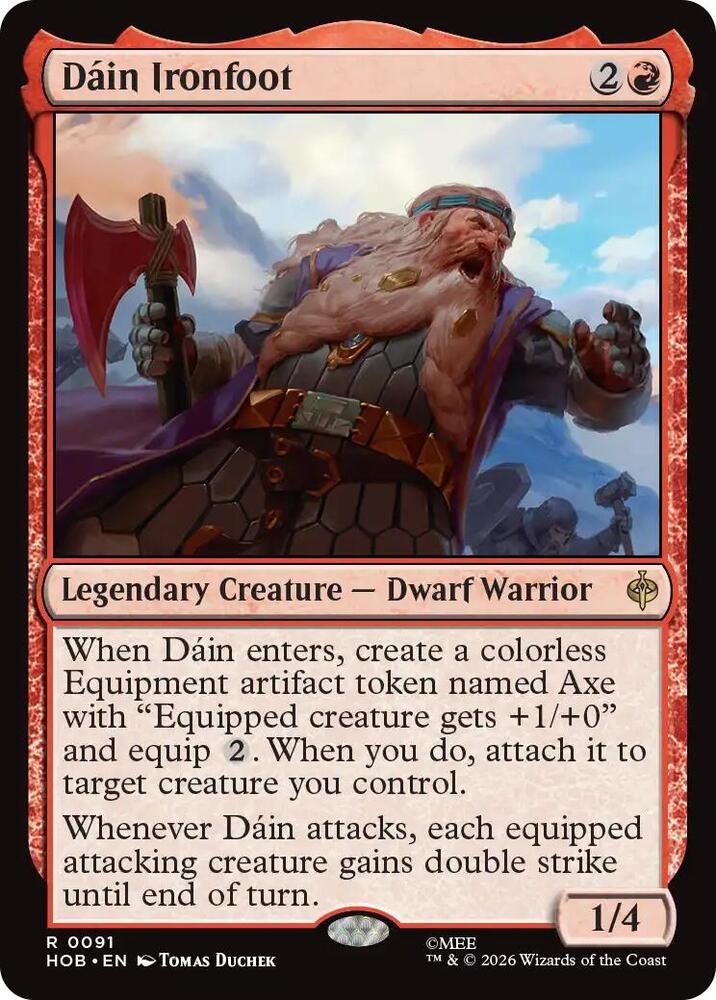 Dain Ironfoot 91 (The Hobbit)  - Foil | Good Games Cannington