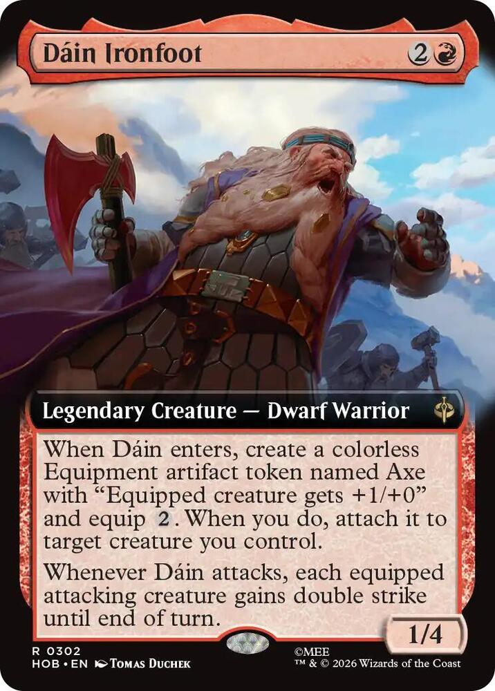Dain Ironfoot 302 (The Hobbit)  - Extended Art | Good Games Cannington