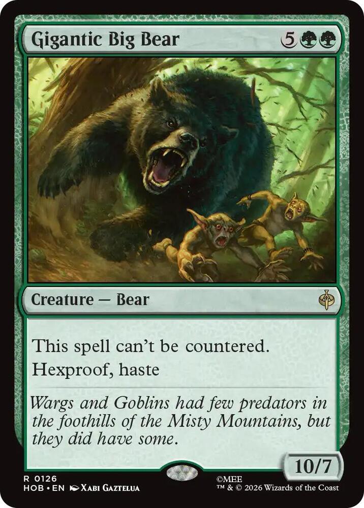 Gigantic Big Bear 126 (The Hobbit)  | Good Games Cannington