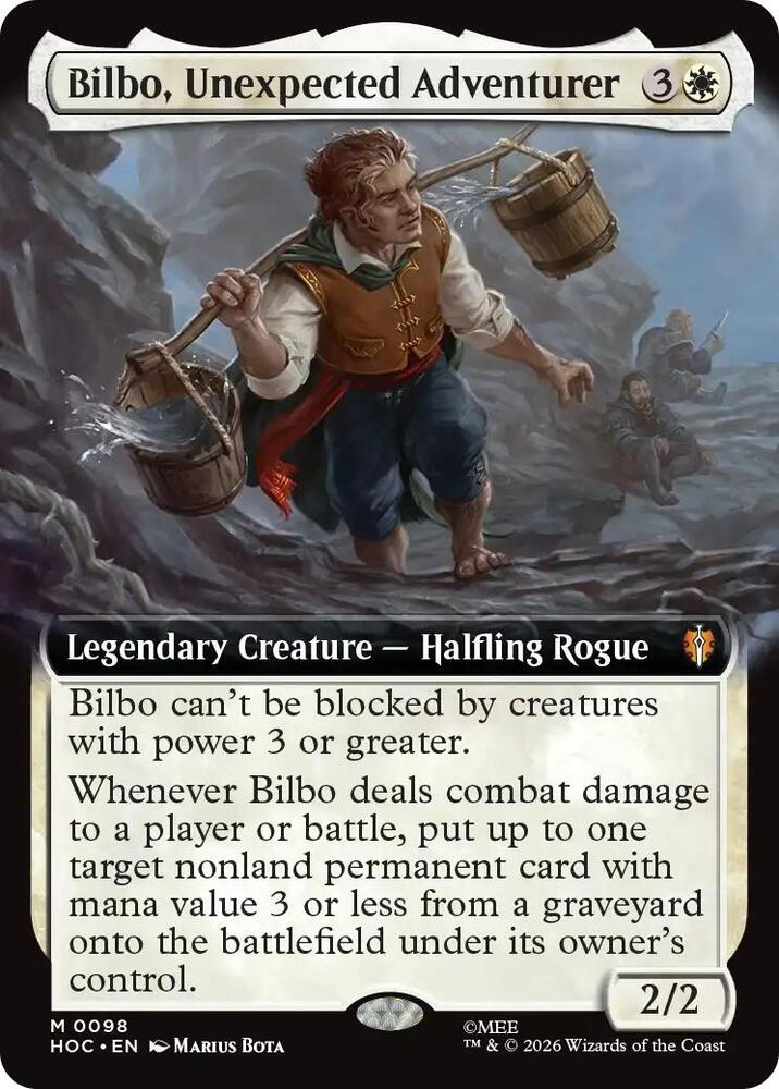 Bilbo, Unexpected Adventurer 98 (The Hobbit: Eternal-Legal)  - Extended Art | Good Games Cannington