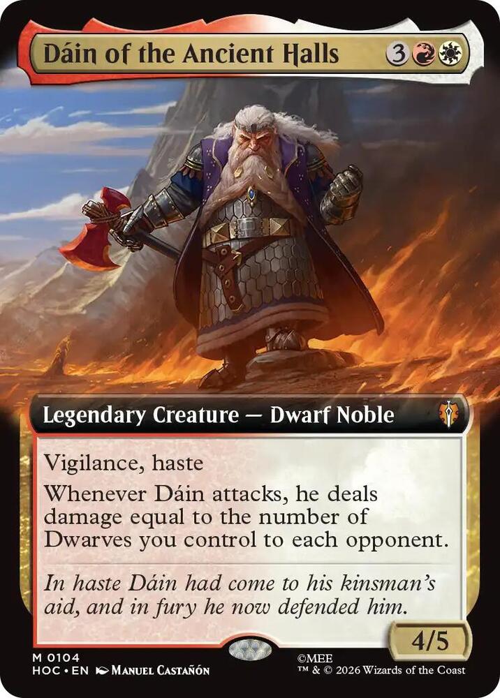 Dáin of the Ancient Halls 104 (The Hobbit: Eternal-Legal)  - Extended Art | Good Games Cannington