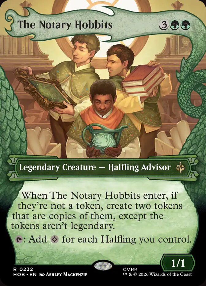 The Notary Hobbits 232 (The Hobbit)  - Showcase Foil | Good Games Cannington