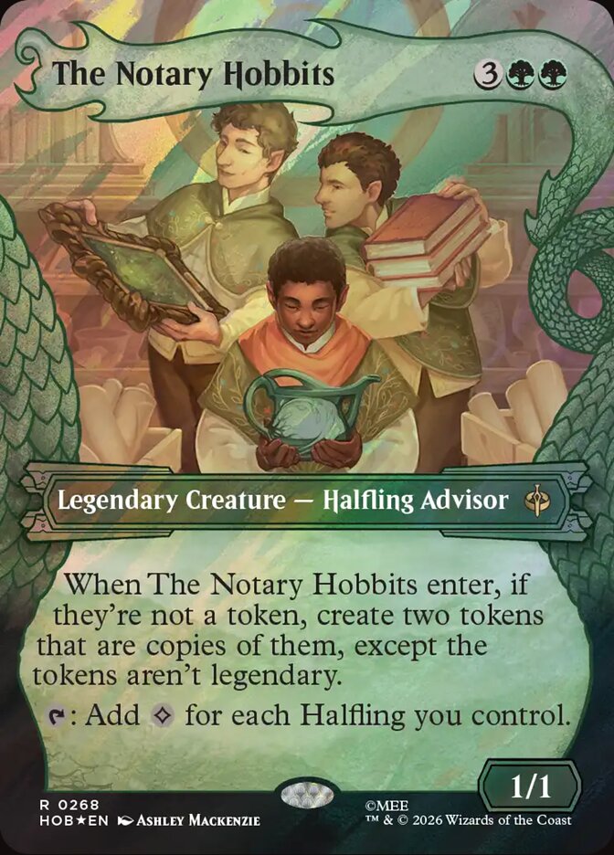 The Notary Hobbits 268 (The Hobbit)  - Showcase Surge Foil | Good Games Cannington
