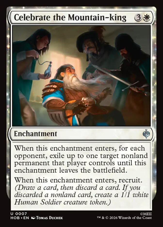 Celebrate the Mountain-king 7 (The Hobbit)  - Foil | Good Games Cannington