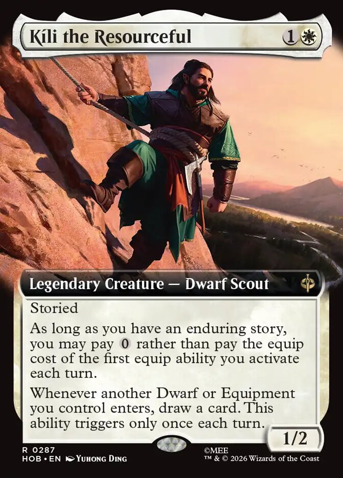 Kíli the Resourceful 287 (The Hobbit)  - Extended Art Foil | Good Games Cannington