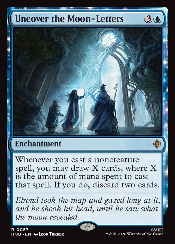 Uncover the Moon-Letters 57 (The Hobbit)  - Foil | Good Games Cannington