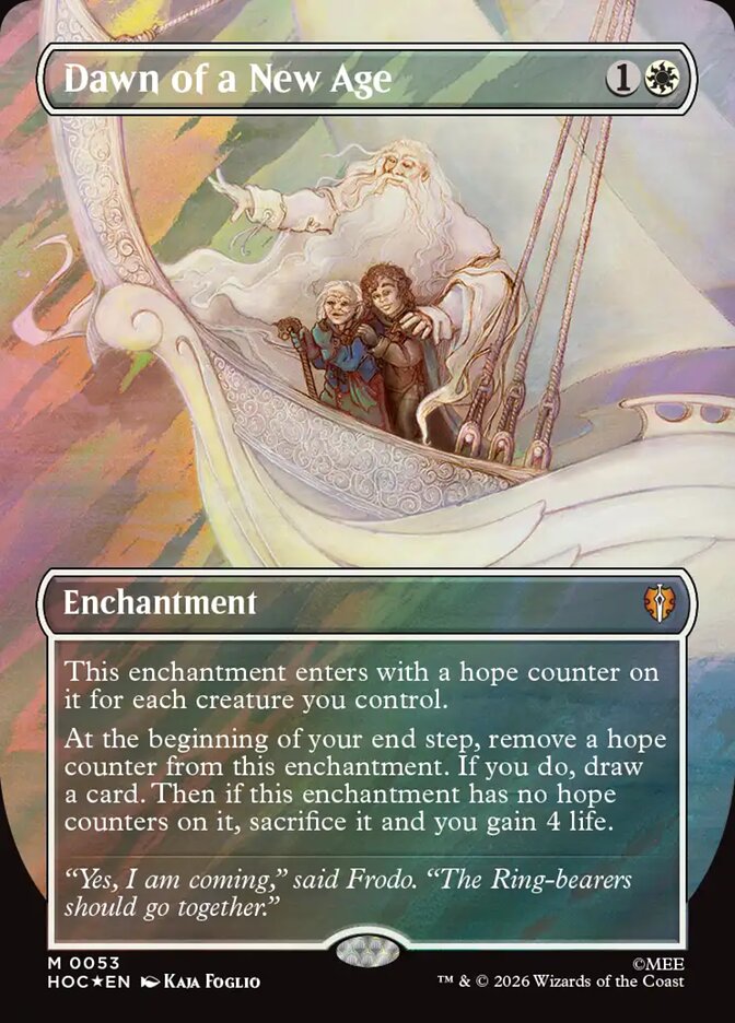 Dawn of a New Age 53 (The Hobbit: Eternal-Legal)  - Borderless Surge Foil | Good Games Cannington