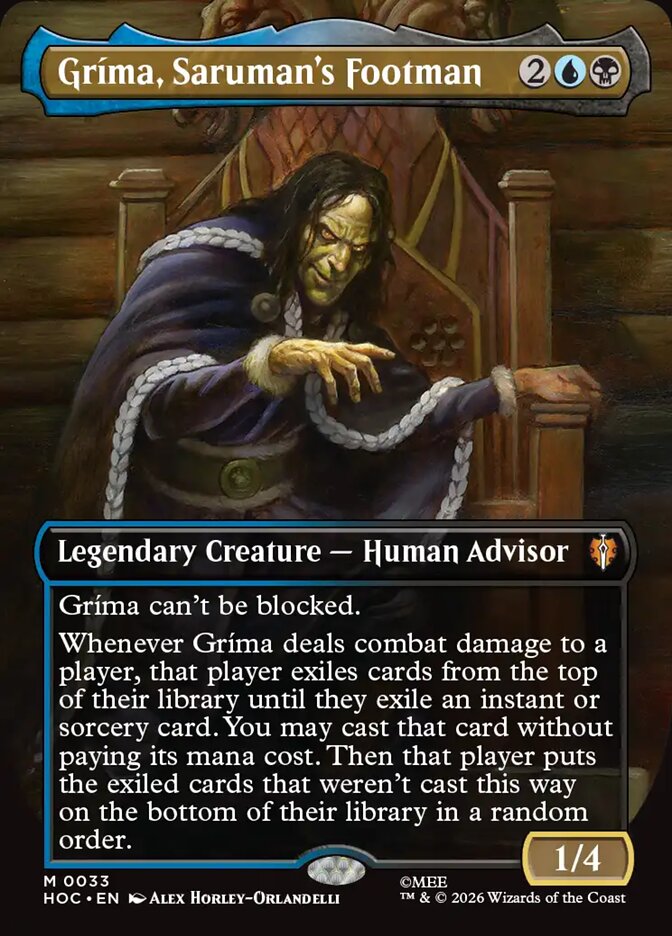 Gríma, Saruman's Footman 33 (The Hobbit: Eternal-Legal)  - Borderless | Good Games Cannington