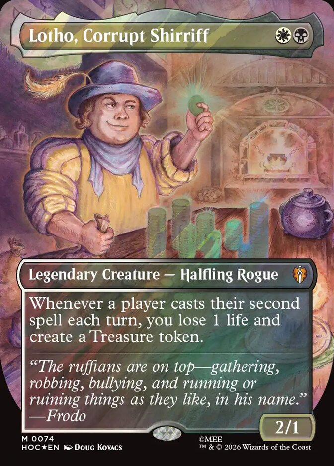 Lotho, Corrupt Shirriff 74 (The Hobbit: Eternal-Legal)  - Foil | Good Games Cannington