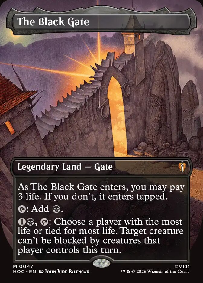 The Black Gate 47 (The Hobbit: Eternal-Legal)  - Borderless | Good Games Cannington