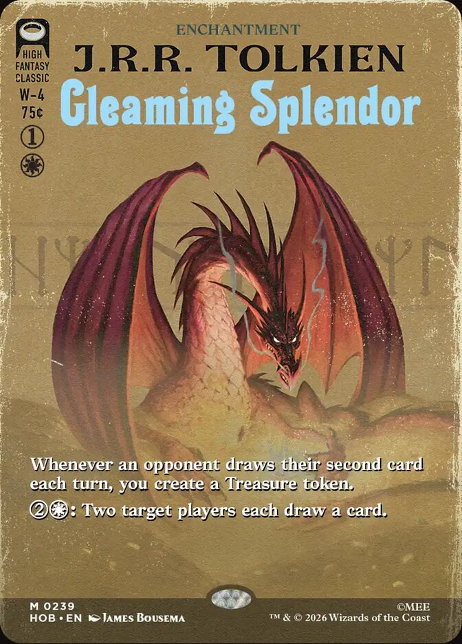 Gleaming Splendor 239 (The Hobbit)  - Borderless Foil | Good Games Cannington