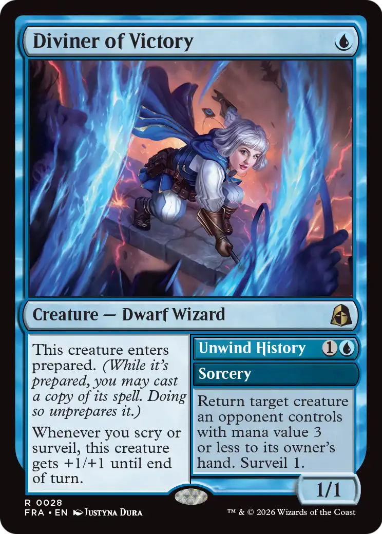 Diviner of Victory // Unwind History 28 (Reality Fracture)  - Foil | Good Games Cannington