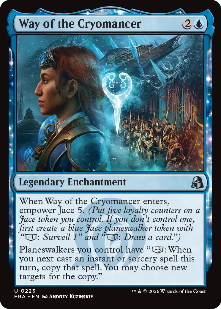 Way of the Cryomancer 223 (Reality Fracture)  - Foil | Good Games Cannington