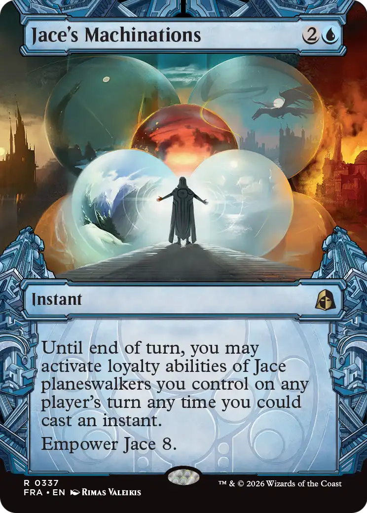 Jace's Machinations 337 (Reality Fracture)  - Showcase Foil | Good Games Cannington