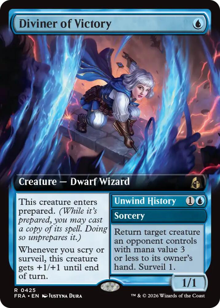 Diviner of Victory // Rewind History 425 (Reality Fracture)  - Extended Art | Good Games Cannington