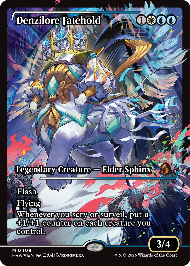 Denzilore Fatehold 408 (Reality Fracture)  - Showcase Foil | Good Games Cannington