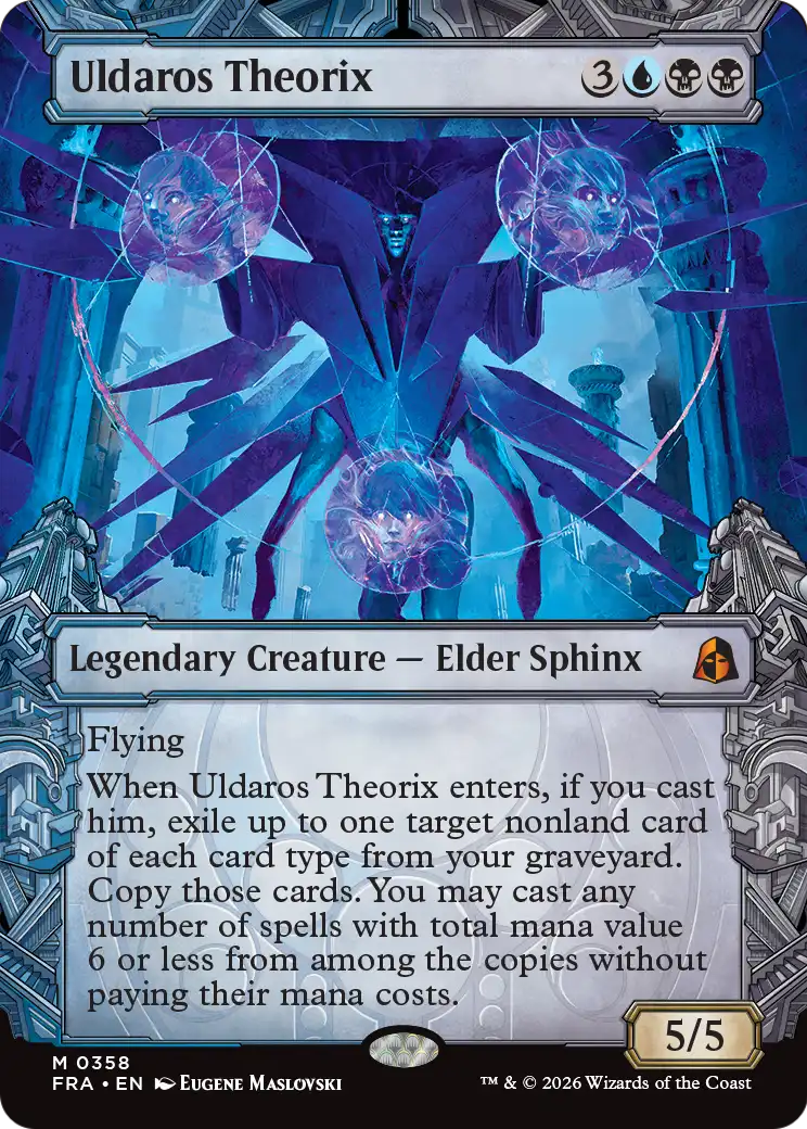 Uldaros Theorix 358 (Reality Fracture)  - Showcase Foil | Good Games Cannington