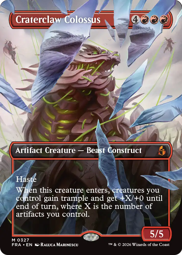 Craterclaw Colossus 327 (Reality Fracture)  - Borderless | Good Games Cannington