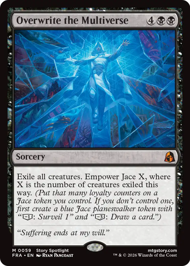 Overwrite the Multiverse 59 (Reality Fracture)  - Foil | Good Games Cannington