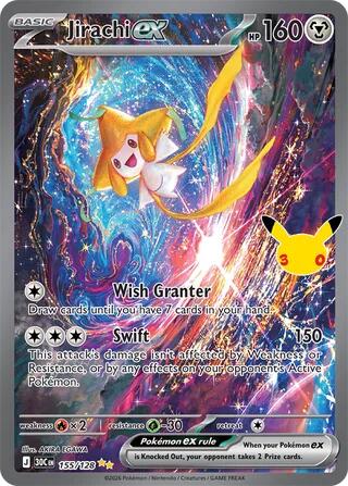 Jirachi ex 155/128 (ME: 30th Celebration)  - Holofoil | Good Games Cannington