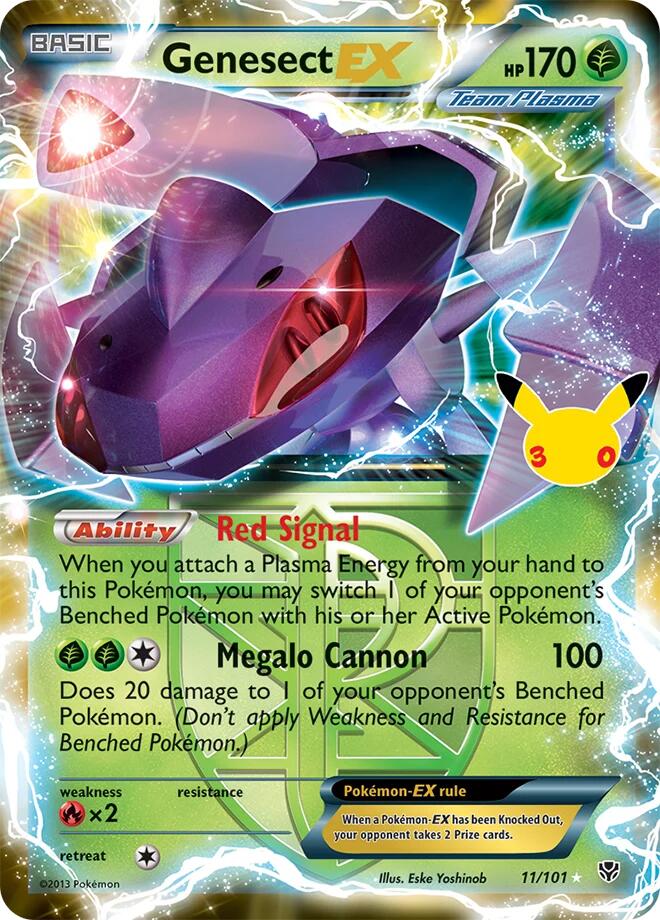 Genesect EX Team Plasma 11/101 (ME: 30th Celebration Classic Collection)  - Holofoil | Good Games Cannington